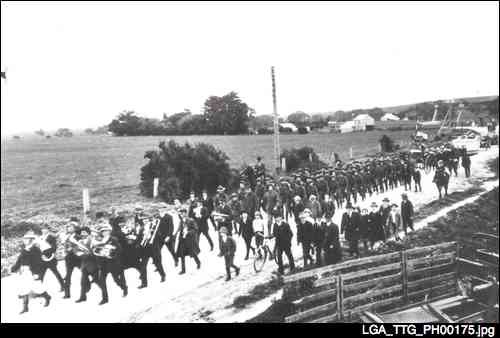 Australia Day procession along Main North East Road