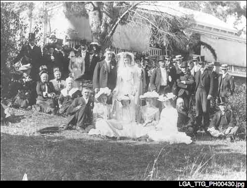 Wedding of Francis (Frank) John Douglas and Margaret Robertson