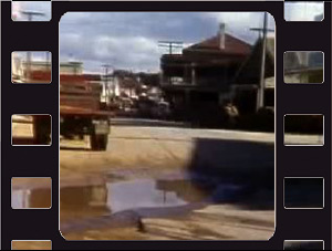 Flood scenes at Mannum