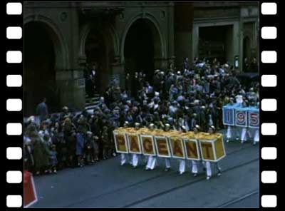Christmas Pageant footage, 1950